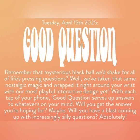 ZOX "GOOD QUESTION" #589 INTERACTIVE 8BALL App Excl NEW Collectible Wristband - Picture 10 of 16